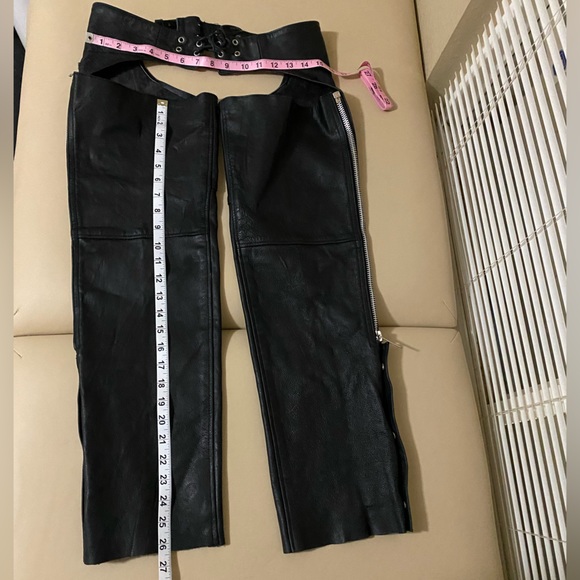 Motorcycle Leather Chaps by UNIK - Picture 6 of 13